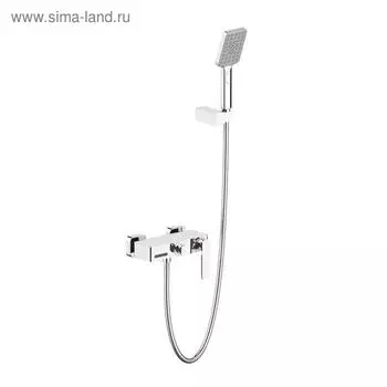 Смеситель для ванны Timo Torne 4314/00Y, однорычажный, с душевым набором, антик
