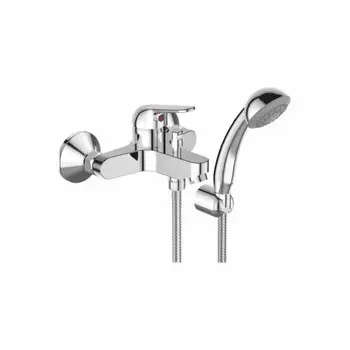 Смеситель для ванны Vidima FINE BA388AA, однорычажный, излив 40 мм, лейка, хром