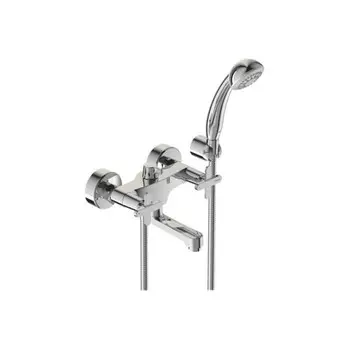 Смеситель для ванны Vidima NEO BA336AA, двухвентельный, излив 320 мм, лейка, хром