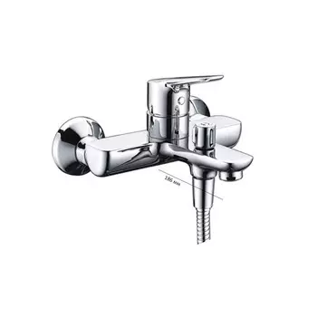 Смеситель для ванны WasserKRAFT Lippe 4501, с коротким изливом, хром