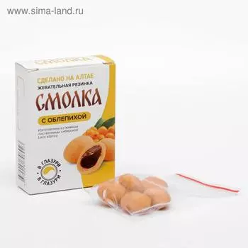 Смолка с облепихой в глазури, 5 шт