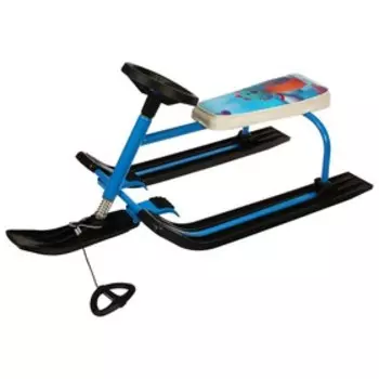 Снегокат, цвет синий/чёрный