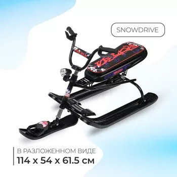 Снегокат Snowdrive «Граффити», СНД3/ГЧ