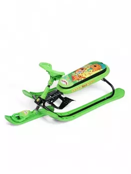 Снегокат «Три Кота», зелёный, СНК/ТК Nika Kids