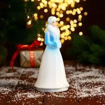 Снегурочка пластик 22х9,5 см, бело-голубой