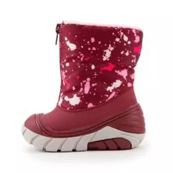 Сноубутсы детские, цвет бордовый, размер 19