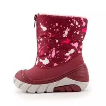 Сноубутсы детские, цвет бордовый, размер 23