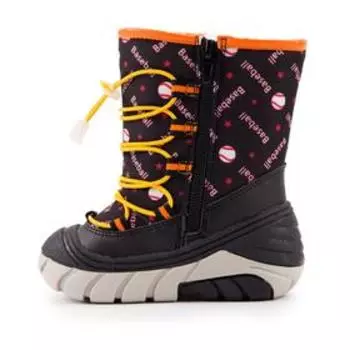 Сноубутсы детские, цвет чёрный, размер 20