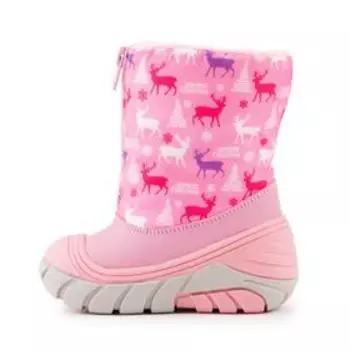 Сноубутсы детские, цвет розовый, размер 22