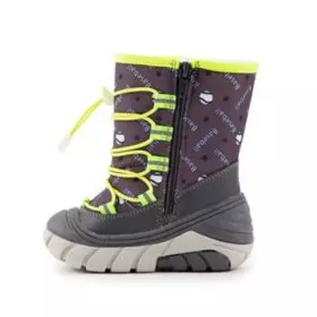 Сноубутсы детские, цвет серый, размер 19