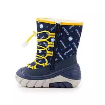 Сноубутсы детские, цвет синий, размер 19