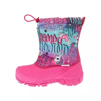 Сноубутсы для девочки, размер 24