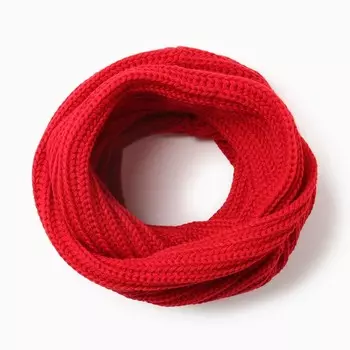 Снуд детский, цвет малиновый, размер 108х26 см