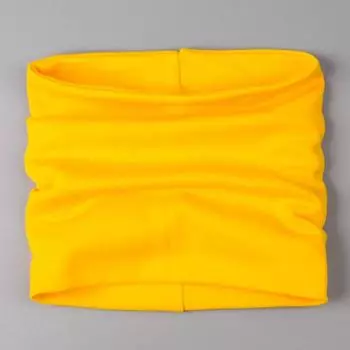 Снуд трикотажный, цвет жёлтый, 1,5-3 года (25-33)