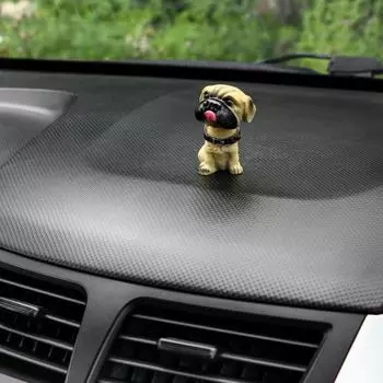 Собака на панель авто, качающая головой, мини, дог