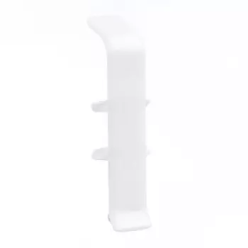 Соединитель для плинтуса «Деконика», 55 мм, цвет 001 белый