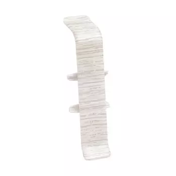 Соединитель для плинтуса «Деконика», 55 мм, цвет 253 ясень серый