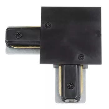 Соединитель для шинопроводов типа R, L-образный. Однофазный. Uniel, IP20, цвет чёрный