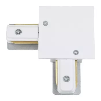 Соединитель для шинопроводов типа R, L-образный. Однофазный. Uniel, IP20, цвет белый