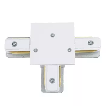 Соединитель для шинопроводов типа R, Т-образный Однофазный. Uniel, IP20, цвет белый