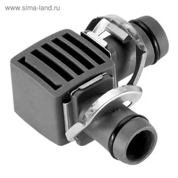 Соединитель L-образный, d=1/2" (12 мм), набор 2 шт. в блистере