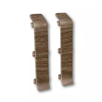 Соединитель Лексида 80мм Орех (2шт/блистер)