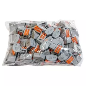 Соединительная клемма DORI (СМК 222-412) 2-х проводная, 100шт