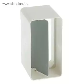 Соединитель прямоугольных каналов VENTS, с обратным клапаном, 55 х 110 мм