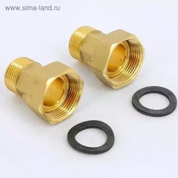 Соединитель резьбовой Partner B1280/4, 1/2", с зажимом для шланга, 8х12 мм