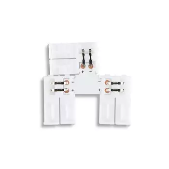 Соединитель T для светодиодной ленты 2835 12/24V (2 контакта) GS6901, 5 шт