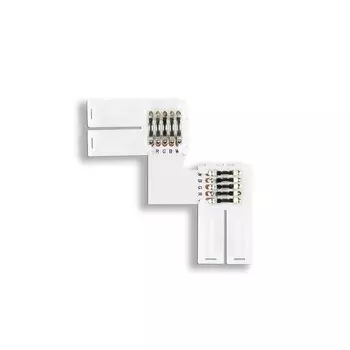 Соединитель угловой L для светодиодной ленты 5050 12/24V (5 контакта) GS6751, 10 шт