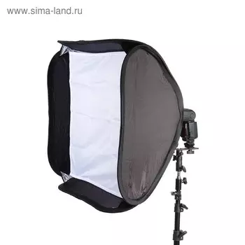 Софтбокс с переходником для накамерных вспышек EB-060, 60 х 60 см