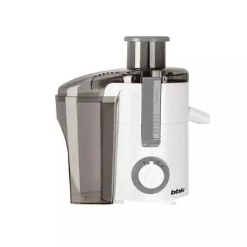 Соковыжималка BBK JC 060-H11, центробежная, 550 Вт, 2 скорости, серо-белая