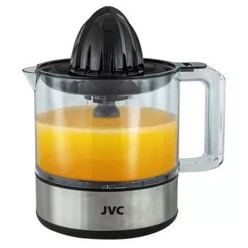 Соковыжималка jvc JK-JC2010, цитрусовая, 30 Вт, 0.8 л, чёрный с серебристым