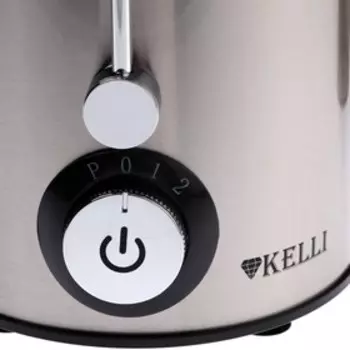 Соковыжималка Kelli KL-5090, 700 Вт, 600 мл, 2 скорости, серебристая
