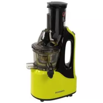 Соковыжималка Oursson JM7002/RD, шнековая, 240 Вт, 65 об/мин, чёрно-зеленая