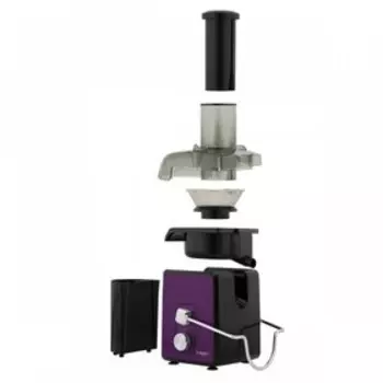 Соковыжималка Scarlett SC-JE50S47, центробежная, 1200 Вт, 0.6/1 л, чёрно-фиолетовая