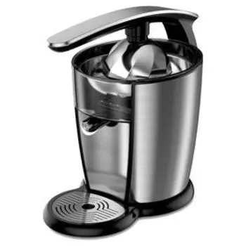 Соковыжималка VIATTO VA-CJ168, для цитрусовых, 1600 Вт, 2 насадки, серебристо-чёрная