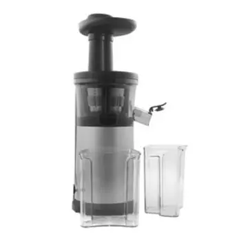 Соковыжималка Vitek VT-3661, шнековая, 200 Вт, 0.92/0.79 л, чёрно-серебристая