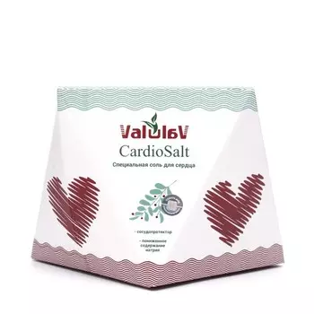 Соль для сердца ValulaV CardioSalt, 50 саше-пакетов по 3 г