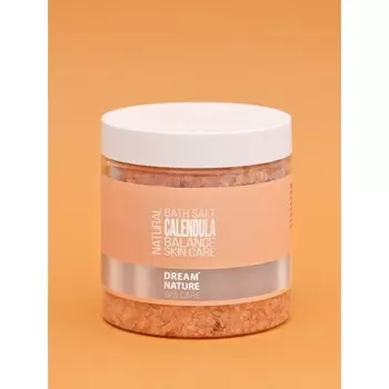 Соль для ванн DREAM NATURE SPA CARE с цветами календулы, 600 г