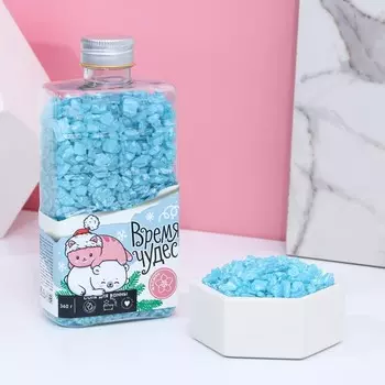 Соль для ванны «Время чудес», 360 г, аромат жасмина, Чистое счастье