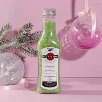 Соль во флаконе мартини «Богатства» с ароматом яблока 320 г