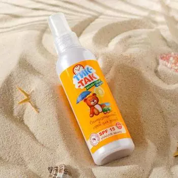 Солнцезащитный спрей SPF 15 для детей "ТИК-ТАК" 140 мл.