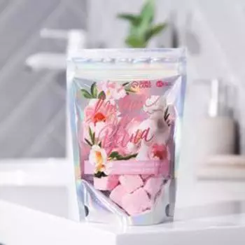 Набор бомбочек для ванны "В твоих руках сама весна", 100 г, аромат розовый букет