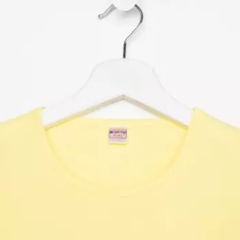 Сорочка для девочки, цвет лимонный, рост 110