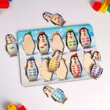 Сортер-вкладыш "Пингвинчики. Счёт"