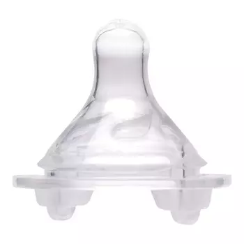 Соска молочная, силиконовая, для бутылочки с широким горлом, 3+ мес.