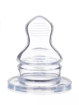 Соска на бутылочку Крошка Я, антиколиковая, классическое горло, от 0 мес., ортодонтическая, медленный поток