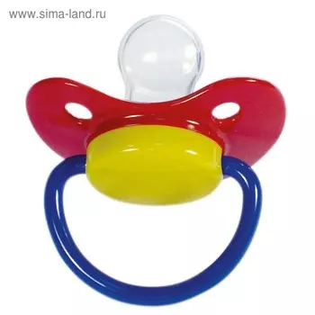 Соска-пустышка латексная круглая «Улыбка», от 6 мес.